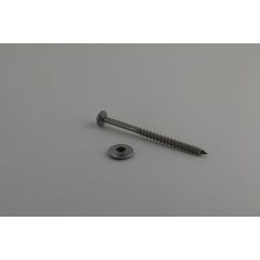 RVS houtschroef 5x70 Torxkop met afdichtingsring